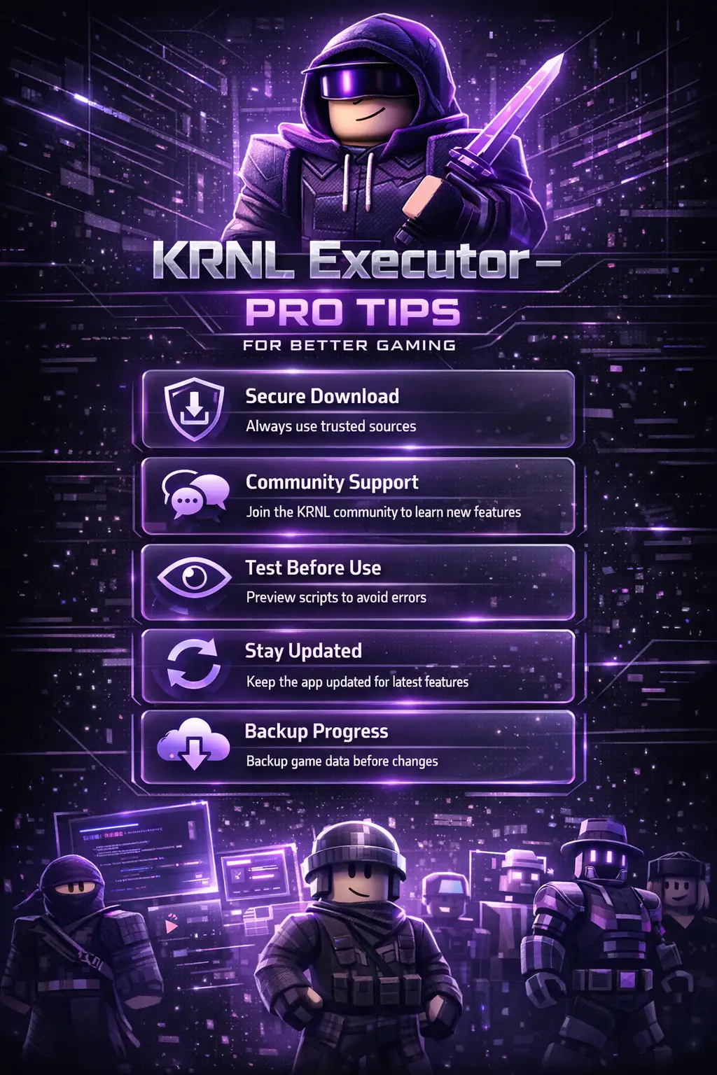 Pro Tips To Use KRNL Executor